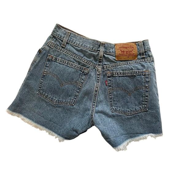 Vintage 90s Levi's Denim Shorts‎ Size 8 Mis - Picture 2 of 7